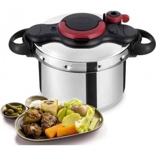 Tefal Clipso Minut'Easy Χύτρα Ταχύτητας 6lt,P46207 Tefal Clipso Minut'Easy Χύτρα Ταχύτητας 6lt,P46207