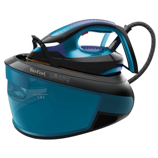 Tefal Express Vision SV8151 Σύστημα Σιδερώματος,2800W,7bar,Έξτρα Βολή 500 g/min,Τεχνολογία πλάκας Durilium Airglide Autoclean