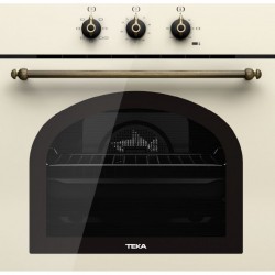 Teka HRB 6100 Φούρνος Εντοιχιζόμενος Άνω Πάγκου (70lt) Vanilla Brass A (F.575.VN)