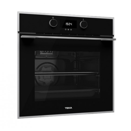 Teka HLB 840 Φούρνος  (71lt) Inox/Μαύρο Α+ (F.565.SS),Hydroclean Pro