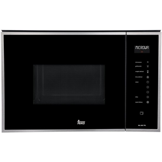 Teka ML 825 TFL Φούρνος Μικροκυμάτων Εντοιχιζόμενος (25lt) Inox, Black Teka ML 825 TFL Φούρνος Μικροκυμάτων Εντοιχιζόμενος (25lt) Inox, Black