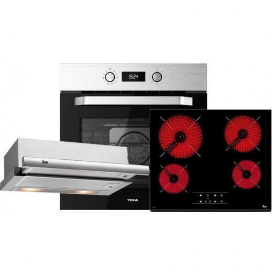 Teka HCB 6545IN + TZ 6415 + TL 6310 Σετ Φούρνος (70lt) Εστία (4 ζώνες High Light) Απορροφητήρας (332 m3/h) Teka HCB 6545IN + TZ 6415 + TL 6310 Σετ Φούρνος (70lt) Εστία (4 ζώνες High Light) Απορροφητήρας (332 m3/h)
