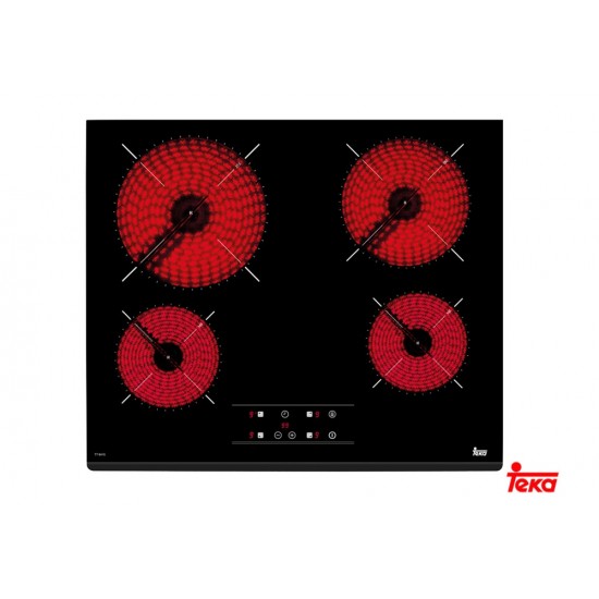 Teka HSB 644+TZ6415 Σετ Φούρνος Άνω Πάγκου (70lt) Inox με Κεραμικές Εστίες (60cm) A+
