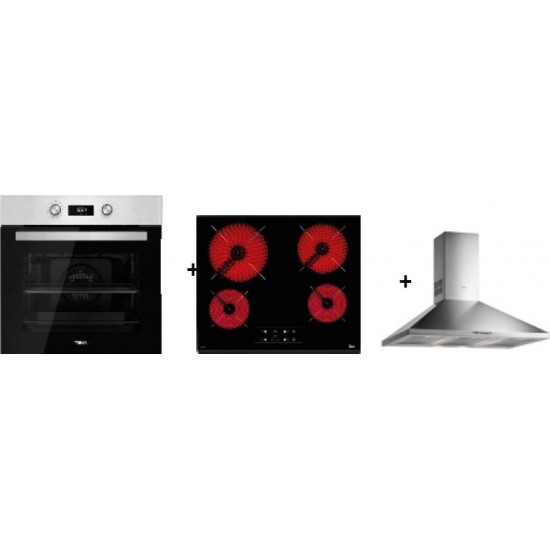 Teka HCB 6545IN + TZ 6415 + DBP 60 PRO Σετ Φούρνος (70lt) Εστία (4 ζώνες High Light) Απορροφητήρας (613m3/h) Teka HCB 6545IN + TZ 6415 + DBP 60 PRO Σετ Φούρνος (70lt) Εστία (4 ζώνες High Light) Απορροφητήρας (613m3/h)
