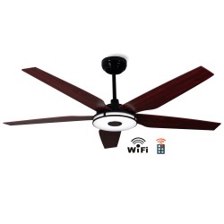 Telemax CES565SL Ανεμιστήρας Οροφής (142cm) Καφέ 30W Telemax CES565SL Ανεμιστήρας Οροφής (142cm) Καφέ 30W