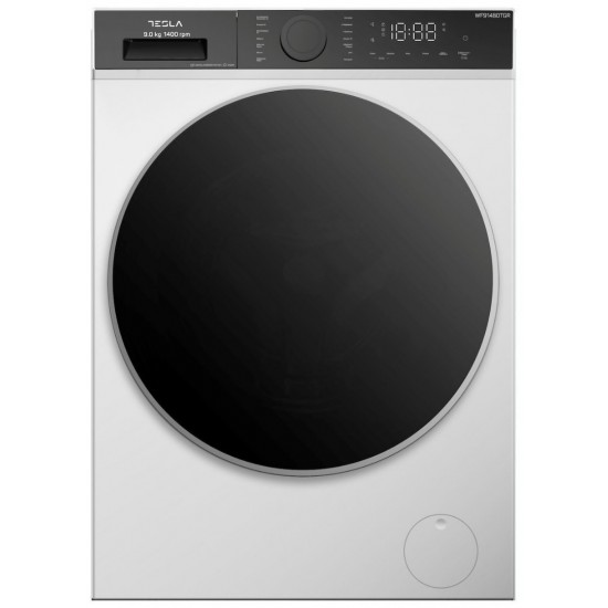 Tesla WF91480TGR Πλυντήριο Ρούχων 9kg με Ατμό 1400 Στροφών,Inverter Μοτέρ BLDC ,