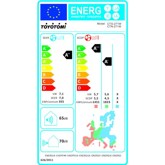 Toyotomi Erai CTN/CTG-271BRM Κλιματιστικό Inverter 24000 BTU A++/A+ με Ιονιστή και WiFi Midnight Blue,AI (τεχνητής νοημοσύνης),10 χρονια ολικη εγγυηση Toyotomi Erai CTN/CTG-271BRM Κλιματιστικό Inverter 24000 BTU A++/A+ με Ιονιστή και WiFi Midnight Blue,AI (τεχνητής νοημοσύνης),10 χρονια ολικη εγγυηση