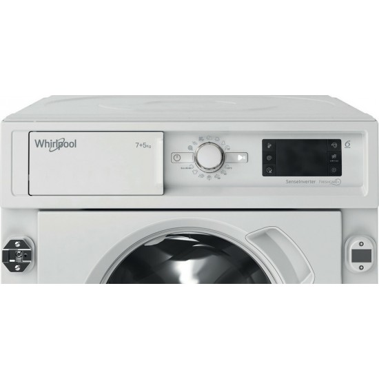 Whirlpool BI WDWG 751482 EU Πλυντήριο Στεγνωτήριο Ρούχων 7kg / 5kg 1400 Στροφές