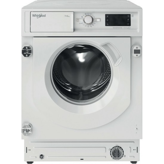 Whirlpool BI WDWG 751482 EU Πλυντήριο Στεγνωτήριο Ρούχων 7kg / 5kg 1400 Στροφές