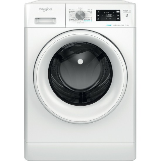 Whirlpool FFB 9458 WV EE Πλυντήριο Ρούχων (9kg) 1400rpm,Inverter, Steam Refresh,Σλοβακία Whirlpool FFB 9458 WV EE Πλυντήριο Ρούχων (9kg) 1400rpm,Inverter, Steam Refresh,Σλοβακία