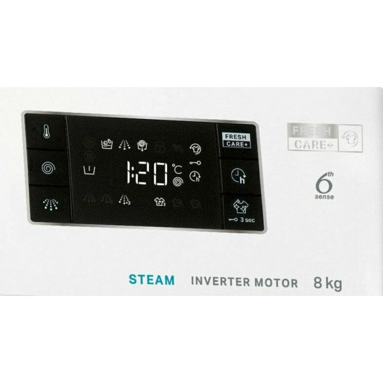 Whirlpool FFB 8258 WV EE Πλυντήριο Ρούχων 8kg με Ατμό 1200 Στροφών ,Τεχνολογία 6ης αίσθησης,FreshCare+,SteamRefresh Whirlpool FFB 8258 WV EE Πλυντήριο Ρούχων 8kg με Ατμό 1200 Στροφών ,Τεχνολογία 6ης αίσθησης,FreshCare+,SteamRefresh