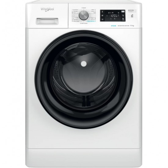 Whirlpool FFB 10469 BV EE Πλυντήριο Ρούχων 10kg με Ατμό 1400 Στροφών,ιταλιας,inverter
