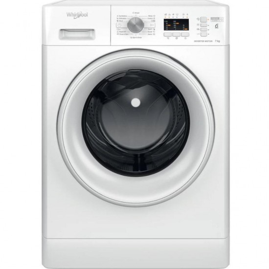 Whirlpool FFL 7259 W EE Πλυντήριο Ρούχων 7kg 1200 Στροφών ,6th SENSE, FRESHCARE+ Whirlpool FFL 7259 W EE Πλυντήριο Ρούχων 7kg 1200 Στροφών ,6th SENSE, FRESHCARE+