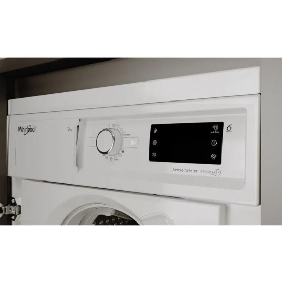 Whirlpool BI WMWG 91485 EU 9Kg 1400rpm ,Πλυντήριο ρούχων Εντοιχιζόμενο,6th SENSE,FreshCare+,Inverter Motor , Rapid 30'