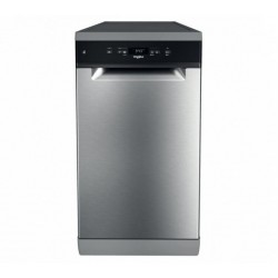 Whirlpool WSFC3M27X ,Πλυντήριο Πιάτων 45cm, Inox-Silver,για 10 Σερβίτσια ,6th Sense 