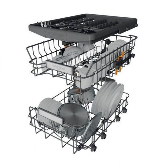 Whirlpool WH6PB10BS7A0 Εντοιχιζόμενο Πλυντήριο Πιάτων για 10 Σερβίτσια 44.8cm,6TH SENSE,NaturalDry