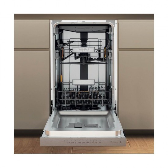 Whirlpool WH6PB10BS7A0 Εντοιχιζόμενο Πλυντήριο Πιάτων για 10 Σερβίτσια 44.8cm,6TH SENSE,NaturalDry