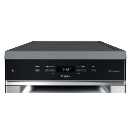 Whirlpool WH6FC11BS7A0X Πλυντήριο Πιάτων για 11 Σερβίτσια 45cm Inox,Τεχνολογία 6ης αίσθησης