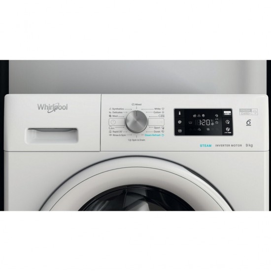Whirlpool FFB 9469 WV EE Πλυντήριο  9kg 1400 Στροφών  ,Κινητήρας Inverter, ΓΡΗΓΟΡΟ 30,Τεχνολογία 6ης αίσθησης