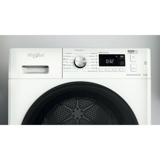 Whirlpool FFT M11 8X3 EE Στεγνωτήριο 8kg A+++ με Αντλία Θερμότητας Whirlpool FFT M11 8X3 EE Στεγνωτήριο 8kg A+++ με Αντλία Θερμότητας