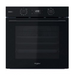 Whirlpool OMSK58RU1SB Φούρνος 71ltr,μαυρος,με ΠΥΡΟΛΥΣΗ + Υδρόλυση,Multifunction με 10 λειτουργίες,Steam +