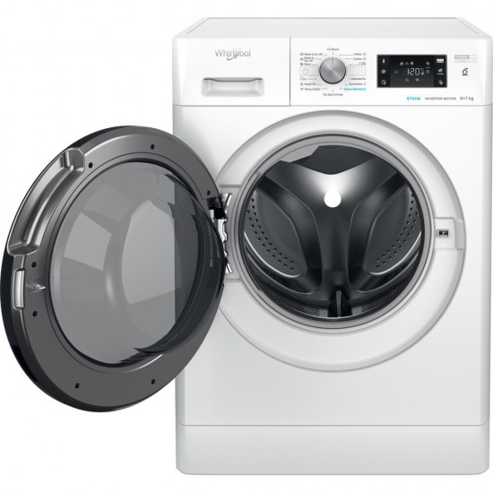 Whirlpool FFWDB 976258 BV EE Πλυντήριο-Στεγνωτήριο Ρούχων 9kg/7kg Ατμού 1600 Στροφές,Inverter,SteamCare,SoftMove Whirlpool FFWDB 976258 BV EE Πλυντήριο-Στεγνωτήριο Ρούχων 9kg/7kg Ατμού 1600 Στροφές,Inverter,SteamCare,SoftMove