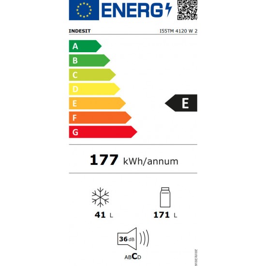 Indesit I55TM 4120 W 2 Ψυγείο Δίπορτο,Στατικό . 212lt, Υ144xΠ54xΒ57εκ. Λευκό Indesit I55TM 4120 W 2 Ψυγείο Δίπορτο,Στατικό . 212lt, Υ144xΠ54xΒ57εκ. Λευκό
