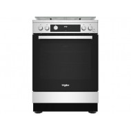 Whirlpool WS67G1CMX Κουζίνα Αερίου  (71lt) Inox 60cm