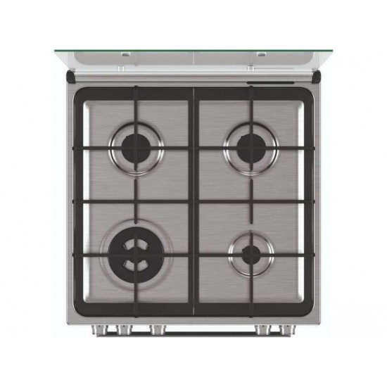 Whirlpool WS67G1CMX Κουζίνα Αερίου (71lt) Inox 60cm Whirlpool WS67G1CMX Κουζίνα Αερίου (71lt) Inox 60cm