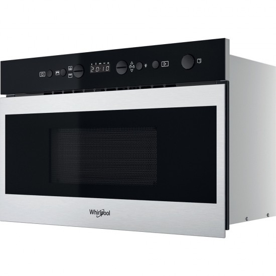 Whirlpool W7 MN840 Εντοιχιζόμενος Φούρνος Μικροκυμάτων με Grill 22lt Inox .Crisp Grill – W Collection Whirlpool W7 MN840 Εντοιχιζόμενος Φούρνος Μικροκυμάτων με Grill 22lt Inox .Crisp Grill – W Collection