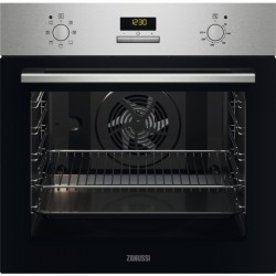 Zanussi ZOHEF2X Φούρνος multifunction,72lt ,Aqua Clean,7 λειτουργιες, Inox  , Πιεζόμενοι διακόπτες