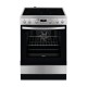 Zanussi ZCV67321XA MultiFunction Κουζίνα 73lt με Κεραμικές Εστίες Π60cm Inox,AirFry,βυθιζόμενοι διακόπτες