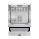Zanussi ZCV67321XA MultiFunction Κουζίνα 73lt με Κεραμικές Εστίες Π60cm Inox,AirFry,βυθιζόμενοι διακόπτες