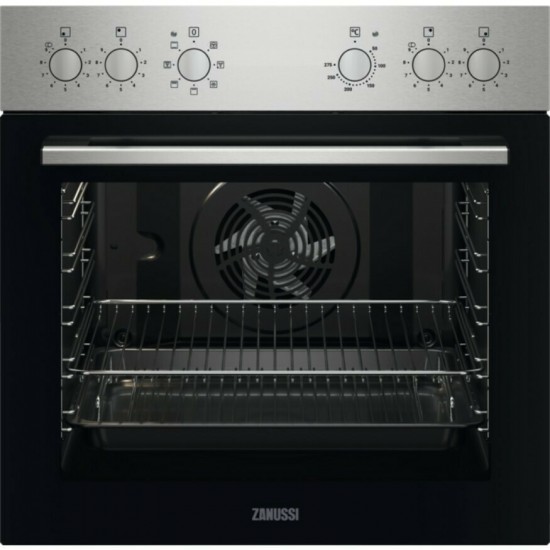 Zanussi ZOHEX0X Fancook Φούρνος κάτω Πάγκου 72lt Inox,Φούρνος multifunction με κυκλική αντίσταση,Πιεζόμενοι διακόπτες, Aqua Clean Zanussi ZOHEX0X Fancook Φούρνος κάτω Πάγκου 72lt Inox,Φούρνος multifunction με κυκλική αντίσταση,Πιεζόμενοι διακόπτες, Aqua Clean