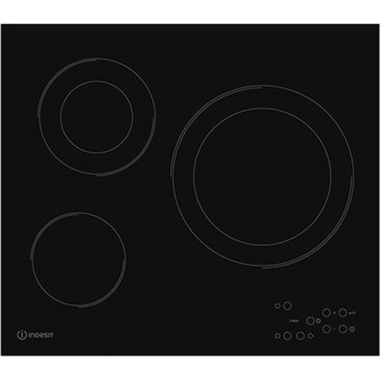 Indesit RI 360 C Αυτόνομη Κεραμική Εστία 60cm Μαύρη Indesit RI 360 C Αυτόνομη Κεραμική Εστία 60cm Μαύρη