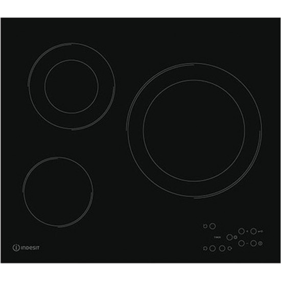 Indesit RI 360 C Αυτόνομη Κεραμική Εστία 60cm Μαύρη