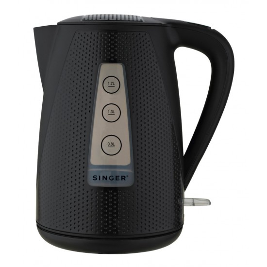 SINGER SWK-800DOTS Βραστήρας (1,7lt) Μαύρος 2200W
