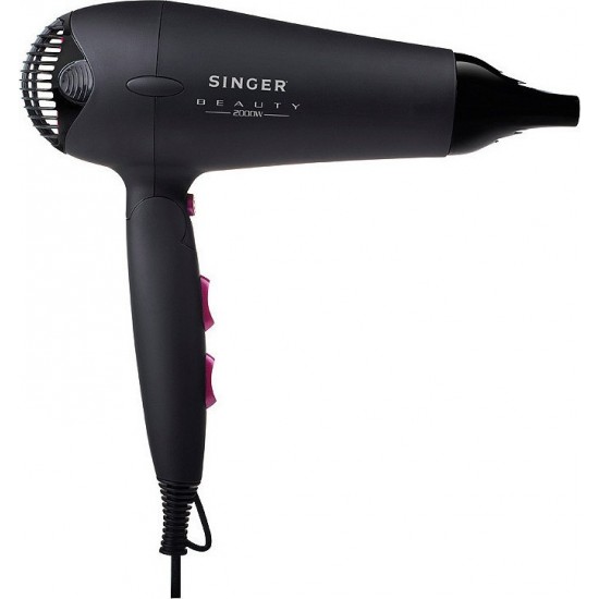 Singer Beauty DC Ionic Πιστολάκι Μαλλιών 2000W Singer Beauty DC Ionic Πιστολάκι Μαλλιών 2000W