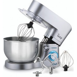 Izzy S1503 SuperChef 222974 Κουζινομηχανή,1400W   Ανοξείδωτο μπολ 6 Lt, με καπάκι Izzy S1503 SuperChef 222974 Κουζινομηχανή,1400W   Ανοξείδωτο μπολ 6 Lt, με καπάκι