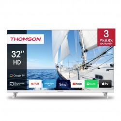 Thomson 32HG2S14W Smart Τηλεόραση 32" HD Ready LED (2024) White Thomson 32HG2S14W Smart Τηλεόραση 32" HD Ready LED (2024) White