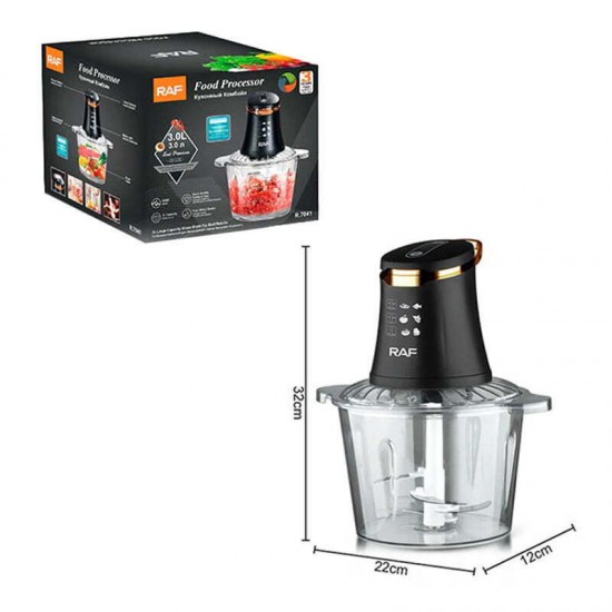 Raf R.7041,800w ,3lt ,Λεπίδες 4 Raf R.7041,800w ,3lt ,Λεπίδες 4