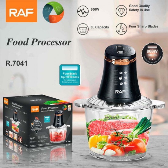 Raf R.7041,800w ,3lt ,Λεπίδες 4 Raf R.7041,800w ,3lt ,Λεπίδες 4