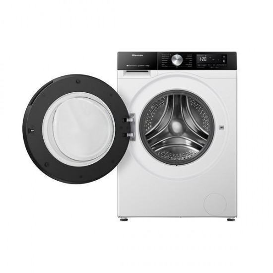 Hisense WF3S1043BW3 Πλυντήριο Ρούχων 10.5kg με Ατμό 1400 Στροφών,Connect Life App,Jet Wash
