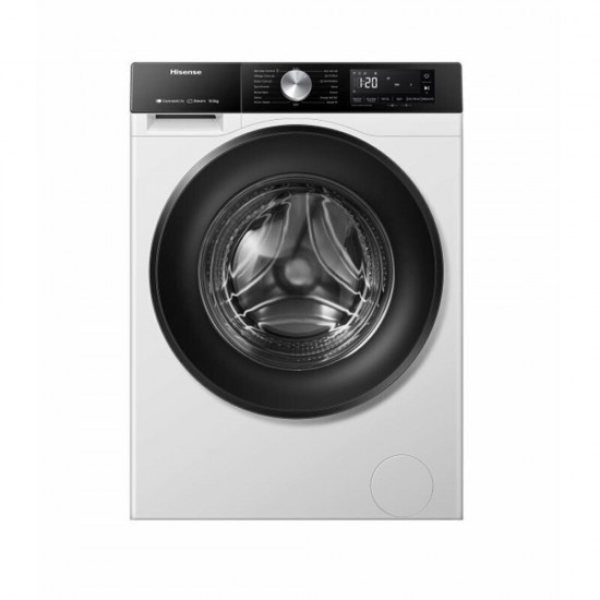 Hisense WF3S1043BW3 Πλυντήριο Ρούχων 10.5kg με Ατμό 1400 Στροφών,Connect Life App,Jet Wash
