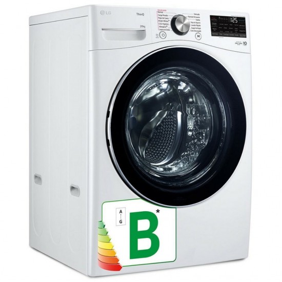 LG F0P3CYV2W Πλυντήριο Ρούχων ατμου 20kg 1000 Στροφών  ,Wi-Fi ,AI DD™ ,TurboWash™360,