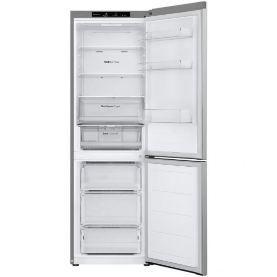 LG GBV3100DPY Ψυγειοκαταψύκτης 344lt No Frost Υ186xΠ59.5xΒ68.2cm Inox  Smart Inverter Compressor™
