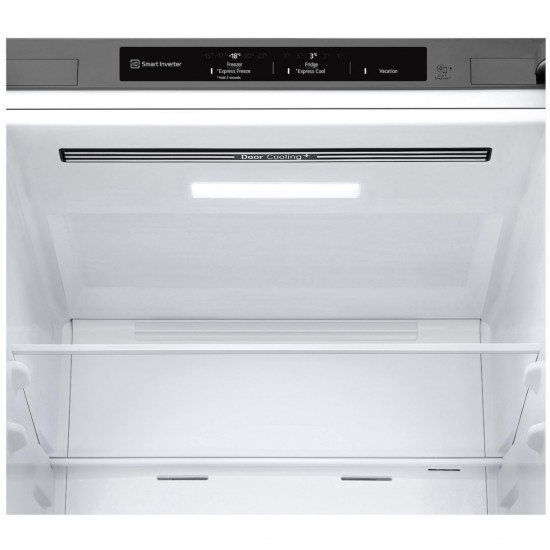 LG GBV3100DPY Ψυγειοκαταψύκτης 344lt No Frost Υ186xΠ59.5xΒ68.2cm Inox  Smart Inverter Compressor™