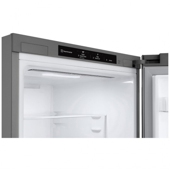 LG GBV3100DPY Ψυγειοκαταψύκτης 344lt No Frost Υ186xΠ59.5xΒ68.2cm Inox  Smart Inverter Compressor™