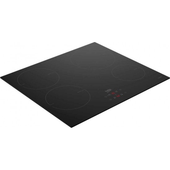 Beko ΗΙΙ 64400 MT Επαγωγική Εστία Αυτόνομη ,60εκ. 4 επαγωγικές εστίες: ,Διαστάσεις(ΥxΠxΒ): 5x58x51εκ.  Χρώμα: Μαύρο
