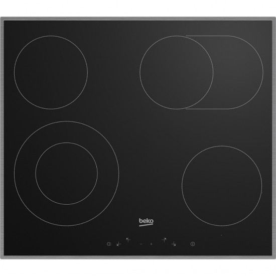 Beko EB 9741 XHL Εντοιχιζόμενη Εστία (Υαλοκεραμική, 60 cm) με πλαίσιο Πλάτος : 60 cm Ύψος : 3.7 εκ. Βάθος : 51 εκ. Beko EB 9741 XHL Εντοιχιζόμενη Εστία (Υαλοκεραμική, 60 cm) με πλαίσιο Πλάτος : 60 cm Ύψος : 3.7 εκ. Βάθος : 51 εκ.